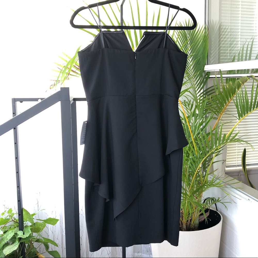 NWT ADELYN RAE Women’s Black Party Cocktail Strapless dress. Medium M - Picture 3 of 12